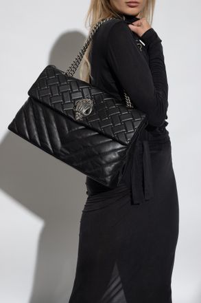 Kurt Geiger Kensington XXL Quilted Shoulder Bag, Womens, Black