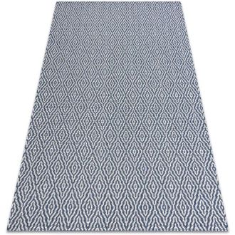 RugsX Rugsx - Carpet casa, eco sisal Boho Diamonds 22084 navy / cream, recycled carpet blue 133x190 cm