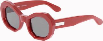 Amiri Honeycomb Sunglasses- Red