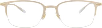 Montblanc Square-Frame Alluminium Optical Frames