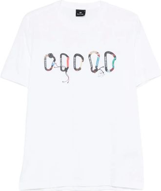 Paul Smith T-shirt con stampa - Bianco