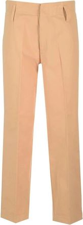 Forte_Forte Chino Broek - Dames - Chinos - Beige - M - Katoen - Broeken