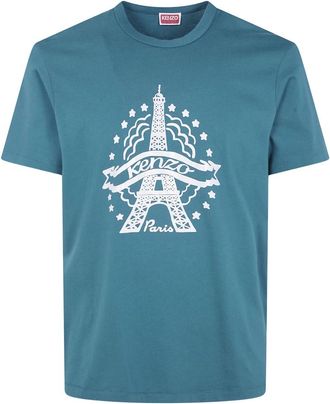 Kenzo T-Shirts - Heren - T-shirts - Blauw - S - Tops
