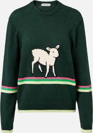 J.W.Anderson Embroidered cotton sweater