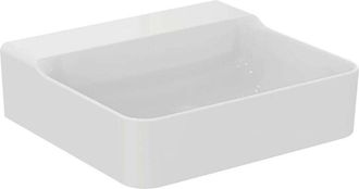 Ideal Lavabo Conca 500x450x165mm Blanco Sin Orificio Para Grifer&iacute;a, Sin Rebosadero Standard