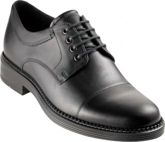 Ecco Mens Newcastle Cap Toe Oxford Shoes In Black