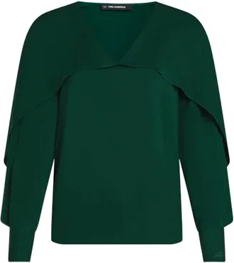 Karl Lagerfeld Mujer, Blusas y Camisas, Verde, Talla: XS