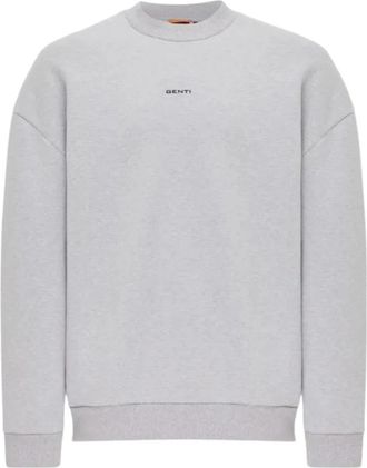 Genti J4103-1240 Sweater - Heren - Sweatshirts - Grijs - XL - Hoodies & sweatvesten