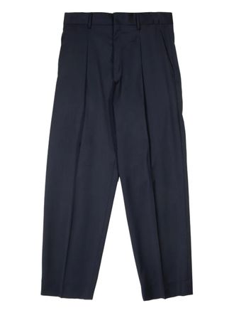 Costumein pleats-detailed trousers - Blauw