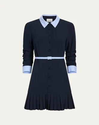 Cinq &agrave; Sept Lucilla Stripe Shirting Dress