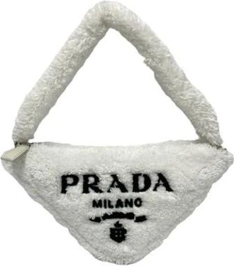 Prada Pre-owned Fabric prada-bags - Dames - Vintage Handtas - Wit - ONE Size - Vintage