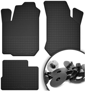 OEM Alfombrillas De Goma + Topes Para: Chevrolet Aveo I T200 / T250 Hatchback, Sed&aacute;n (2002-2011)