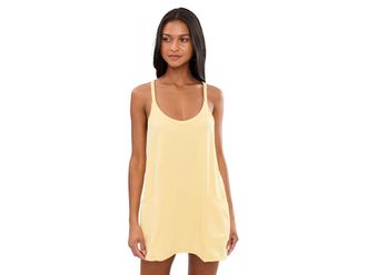 Free People Movement Hot Shot Mini Womens Jumpsuit & Rompers One Piece Sunlit Yellow : MD (Womens 8-10), Cotton/Spandex