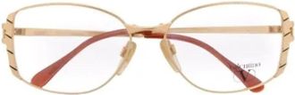 Valentino Pre-owned Metal sunglasses - Dames - Vintage Accessoires - Geel - ONE Size - Vintage