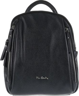Pierre Cardin Backpacks - Dames - Rugzakken - Zwart - ONE Size - Leer - Tassen