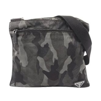 Prada Pre-owned Cross Body Bags, female, Multicolor, Size: ONE SIZE Pre-owned Nylon Shoulder Bag