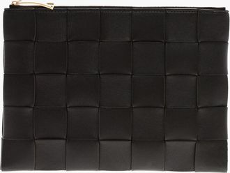 Bottega Veneta Clutch in Pelle Con Chiusura Zip Bottega Veneta