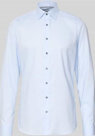 Olymp Level 5 Body Fit Business-Hemd mit Kentkragen mit extra langem Arm in Bleu, Gr&ouml;&szlig;e 38L