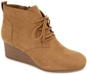 Kenneth Cole Reaction Deka Wedge Bootie in Desert Micro at Nordstrom Rack, Size 8.5