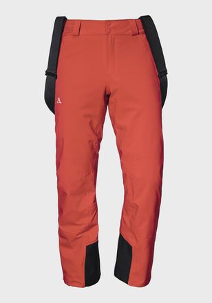Sch&ouml;ffel Latzhose SCH&Ouml;FFEL Ski Pants Weissach M, Herren, Gr. 48, Normalgr&ouml;ssen, rot (2050, rot), Oberstoff : 100% Polyester (Membran: Polyurethan) Futter : 100