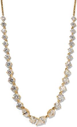 Nadri Lucia Frontal Necklace in Gold at Nordstrom