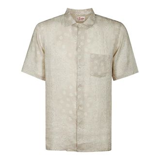 MC2 Saint Barth Heren, Overhemden, Beige, Maat: S