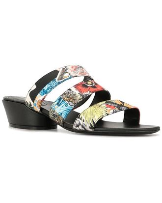 Ferragamo Floral Leather Sandal