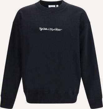 Off-white Script Arrow crewneck Sweatshirt Male XL