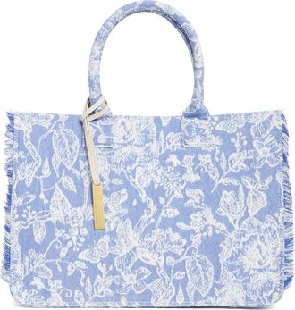 Vince Camuto Zhury Jacquard Tote in Blue at Nordstrom Rack