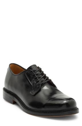 Allen Edmonds Rowan Plain Toe Derby in Black Polish at Nordstrom, Size 10.5