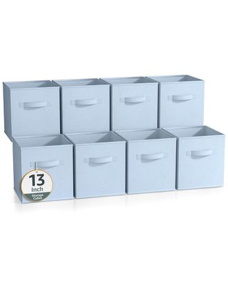 Sorbus 13In 8 Pack Collapsible Fabric Storage Bins