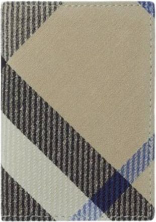 Burberry Check Pattern Folding Card Case