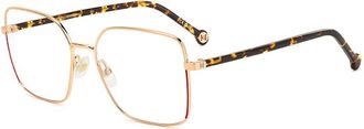 Carolina Herrera Womens 55 mm Gold Nude Eyeglasses