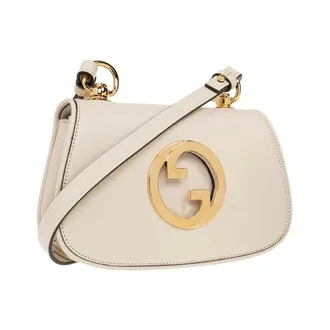 Gucci Tassen, Dames, Beige, ONE Size, Leer, Shoulder Bag