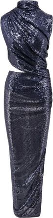Amazu&igrave;n Amazuin - Leo Stretch Tulle Jurk - Dames - Jurken - Blauw - Maat: ONE Size Tulle