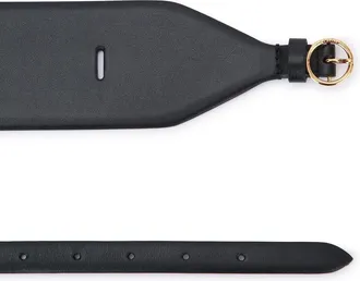 Alaia Womens Belt Black Leather