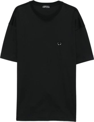 MUGLER T-shirt metallizzata - Nero