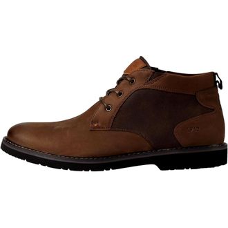 Nunn Bush Denali Plain Toe Chukka Dark Brown Crazy Horse 84887-201 Mens