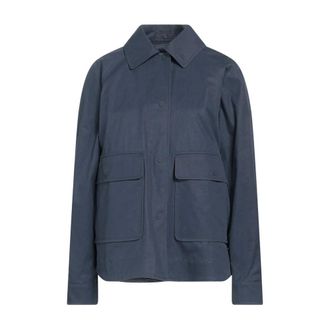 Herno Light Jackets, female, Blue, Size: M Denim Jacket