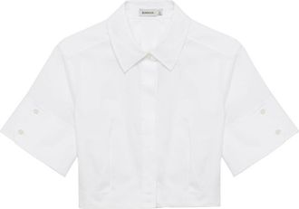 SIMKHAI Sabrina shirt - women - Cotton - S - White