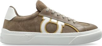 Ferragamo Thor 3 Sneakers - Heren - Sneakers - Bruin - 38 EU - Leer - Schoenen