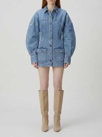 The Attico Abito chemisier in denim The Attico