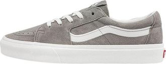 Vans Unisex SK8-Low Sneakers Grey Gray White VN0A4UUKB7W