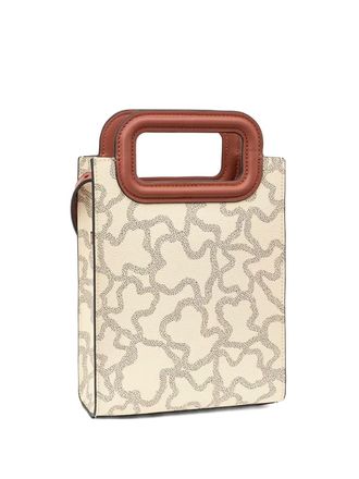 Tous Kaos Icon schoudertas met handgreep - Beige