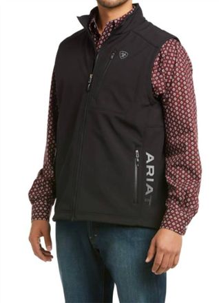 Ariat Mens Softshell Vest In Black
