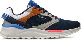 Pepe Jeans London Trail brei 22 schoen - Heren - Sneakers - Blauw - 45 EU - Schoenen