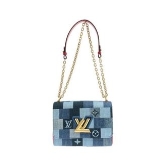 Louis Vuitton Pre-owned Denim louis-vuitton-bags - Dames - Pre-owned - Blauw - Maat: ONE Size Denim