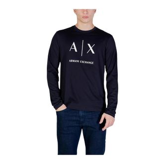 A|X Armani Exchange Uomo, Top, Blu, XL, new