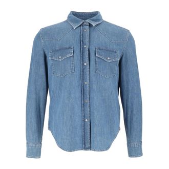 Dondup Camicia - - Blouses & Shirts - Donna - Blu - XS