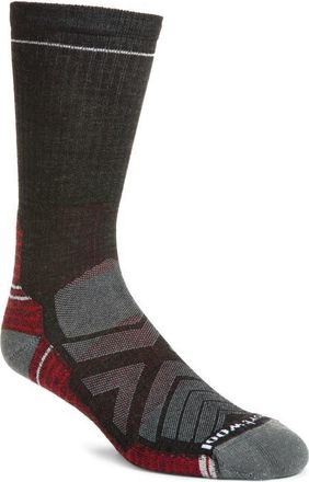 Smartwool Hike Lite Cushioned Crew Socks in Charcoal at Nordstrom, Size Small